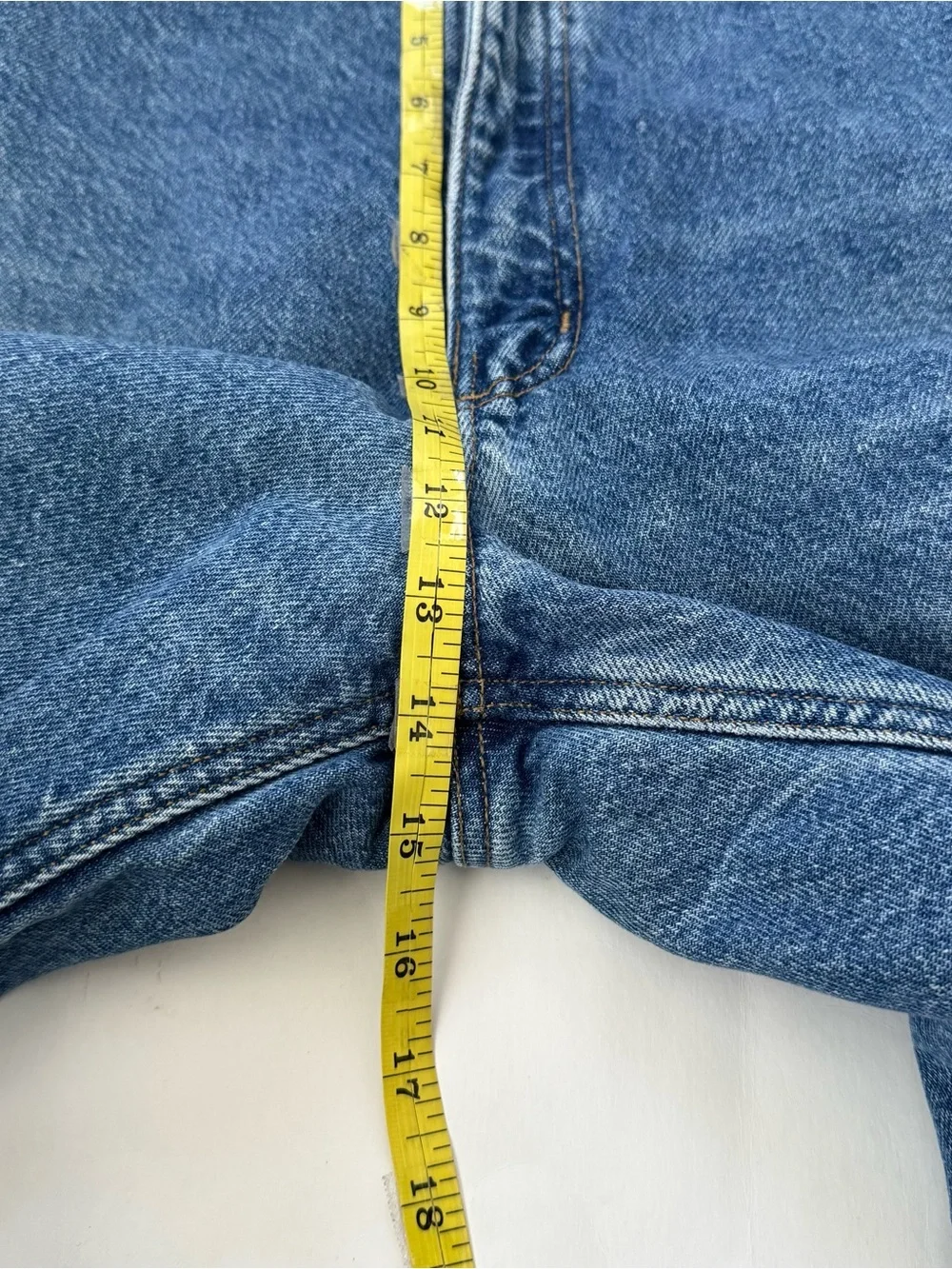 Vintage Carhartt Flannel Lined Jeans Mens 46x30* (Fits 44x28) B21DST Made In USA
